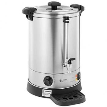 Hervidor de Agua Profesional 13.5 L - 2500 W - Con Recogegotas - Plateado
