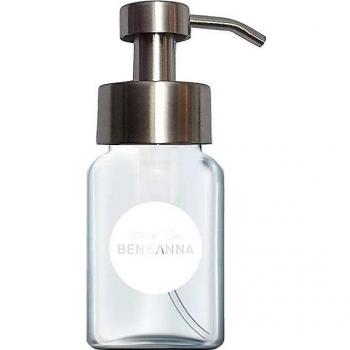 Dispensador de Gel de Ducha Ben&Anna 200ml, ecológico, recargable, hecho con materiales sostenibles, diseño moderno y minimalista