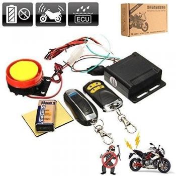 Yongse Sistema de sensor del choque de la motocicleta 12V 125dB anti-robo de seguridad de alarma de control remoto de arranque del motor