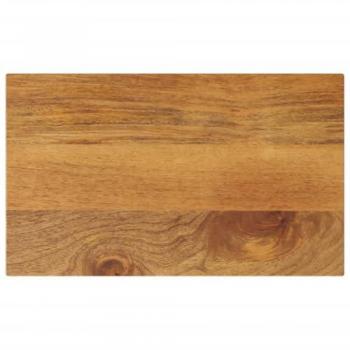 Tablero de Mesa Rectangular de Madera Maciza de Mango 50x30x3,8 cm