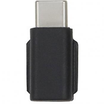 Adaptador Conector de Plástico Negro Tipo C Micro USB de Alta Velocidad para Smartphone - Compatible con DJI OSMO Pocket