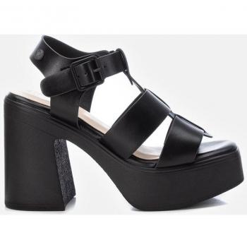Sandalia de Tacón Refresh 171677 Negro con Hebilla