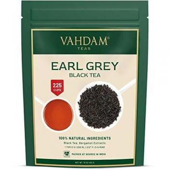VAHDAM, Earl Grey Te Negro Hojas té