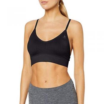 Odlo Sujetador Deportivo Acolchado Sin Costuras Seamless Soft 2.0 Negro XS Mujer