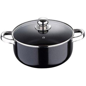 Chef Sauce Pixel Pro Cacerola, Aluminio, Negro, 20 cm