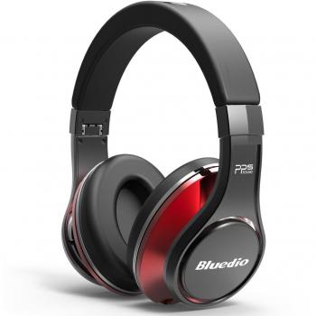 Bluedio U (UFO) Serie de fe auriculares diadema bluetooth auriculares estudio hifi efecto 3d (Negro y Rojo)