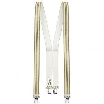 Xeira Tirantes hombres y mujeres con 4 fuertes XL clips y cuero genuino de vuelta - Made in Germany