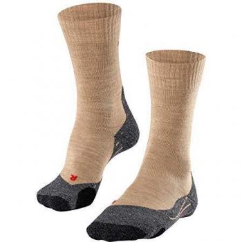 Falke TK2 Men's Trekking Socks - Beige, Merino Wool Blend, Cushioned