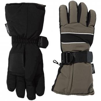Ultrasport Basic Guantes calefactores, Unisex Adulto, Negro/Verde, Medium
