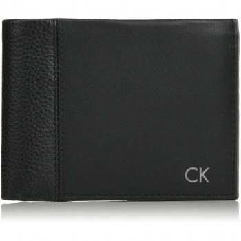 Calvin Klein - Nathan 5cc+coin, Carteras Hombre, Negro