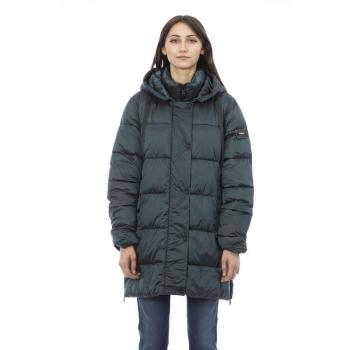 Baldinini Trend Green Polyester Jacket & Coat - 3XL