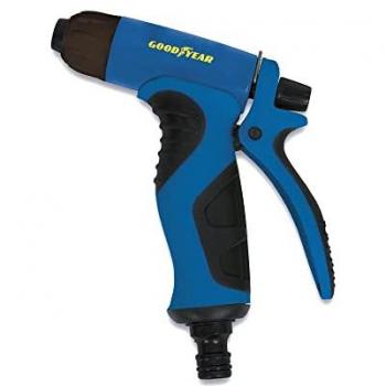 Pistola Pulverizadora Multifuncional Goodyear para Jardín con Conector Rápido y 2 Posiciones de Pulverización Azul