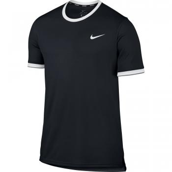 Nike M Nkct Dry Team Camiseta de Manga Corta de Tenis, Hombre, Negro