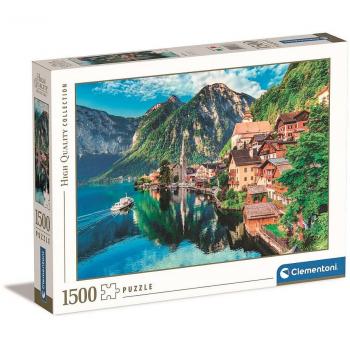 Puzzle Hallstat 1500 piezas, CLEMENTONI, paisajes Naturaleza, montaña sobre Lago, Puzzle Adulto