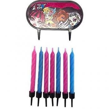 Dekoback 01-14-00736 - Velas para tartas, diseño de Monster High