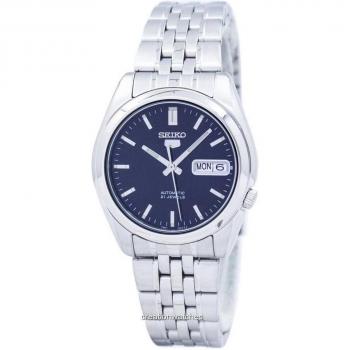 Reloj Seiko 5 Automático SNK357K1 con Correa de Acero Inoxidable y Dial Azul para Hombre