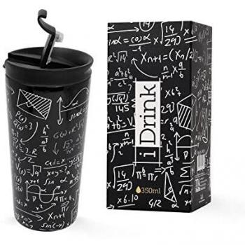 I-Drink - Taza térmica de acero de doble pared 350 ml decorada