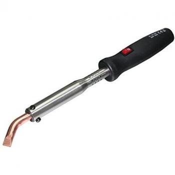 TARGET SI150 - Soldador Industrial - Eléctrico 150W - Profesional - Resistente - Con punta curva de 12,5 Milímetros - Soporte incluido