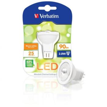 Verbatim 52144 - Bombilla LED mr11 gu4 90 lúmenes