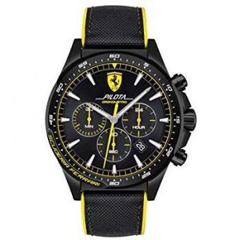 Ferrari Reloj Analógico para Unisex niños de Cuarzo con Correa en Silicone 0830622