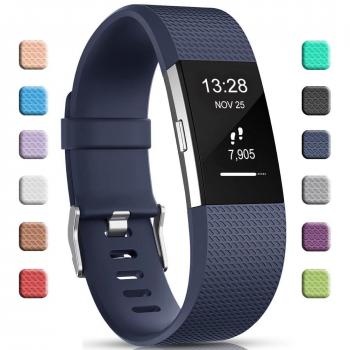 Gogoings para Correa Fitbit Charge 2 Pulsera Ajustable Correa de Reemplazo Deportivo Compatible con Fitbit Charge2 para Mujeres Hombres