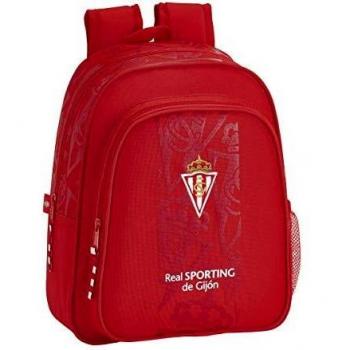 Mochila Escolar Infantil de Real Sporting de Gijón Oficial, 270x100x330mm