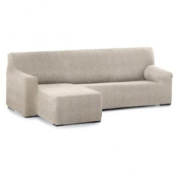 Funda Chaise Longue brazo corto izquierda bielástica Roc Eysa 120 x 120 x 360 cm color Blanco