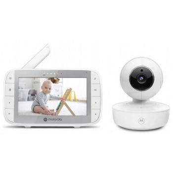 Vigilabebés Motorola VM55 con Pantalla LCD de 5 y Visión Nocturna - Calidad y Conexión Wi-Fi para los Más Peques