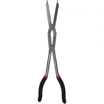 Alicates de seguridad de doble articulación para anillos de seguridad interiores KS Tools 500.7036, 345 mm