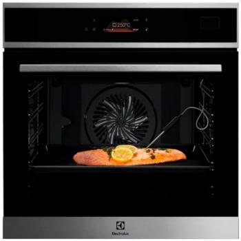 Horno Multifunción Electrolux EOB8S39X de 60 cm con Vapor, Sonda Térmica y Limpieza al Vapor Steamify, Cristal Negro Inox