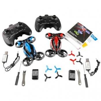 Set de Drones de Combate FightStar RTF - Rojo y Azul - Control Remoto - 2 Modos de Vuelo