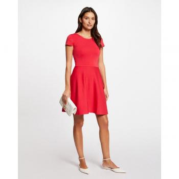 Vestido corto de punto estilo patinadora Morgan