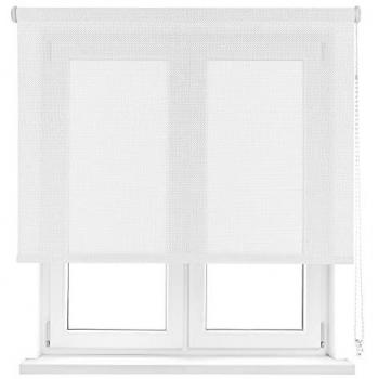Estor Enrollable Screen 5% Blanco 105x190 cm - Fabricado en España - Garantía 5 Años