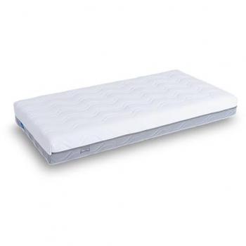 Colchón de cuna muelles Bertha 70x140 cm, colchón infantil transpirable Oeko Tex 100, lado de invierno de forro polar, lado de verano de fibras térmicas, fibras de coco hipoal