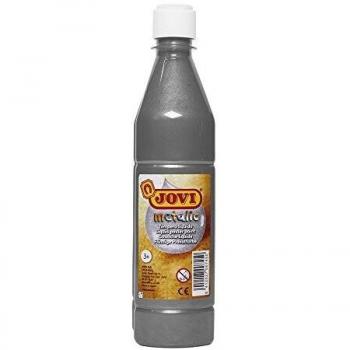 Jovi- Témpera líquida, Color plata, 500 ml