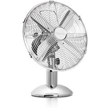 Tristar VE-5953 Campingartikel Ventilator Desk Fan, 35 W, 240 V, Silver Aluminium, 30 cm