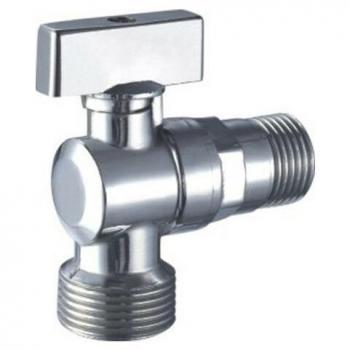 Grifo de bola para lavadora 1/2 x 3/4 en acero cromado