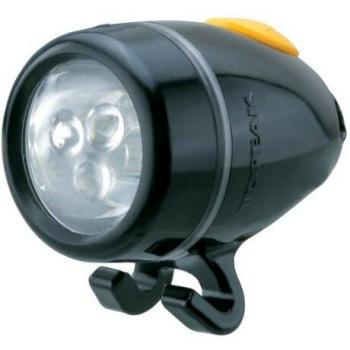 TOPEAK WhiteLite II Luz de Seguridad Ciclismo, Adultos Unisex, Negro-Negro, Talla Única