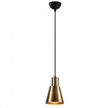 Lámpara de Techo Colgante Industrial Model 21 Oro Viejo con Iluminación LED y Altura Ajustable