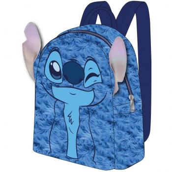 Mochila Casual Escolar Polipiel Stitch Azul 14 x 25 x 24 cm