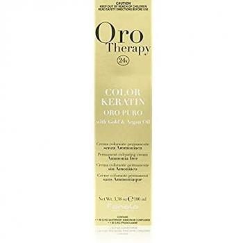 Fanola Oro Therapy Color Keratin Hair Dye 100ml - Ammonia-Free Dark Chocolate Shade (5.14)