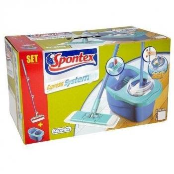 Spontex Express System - Mopa con cubo auto escurrido