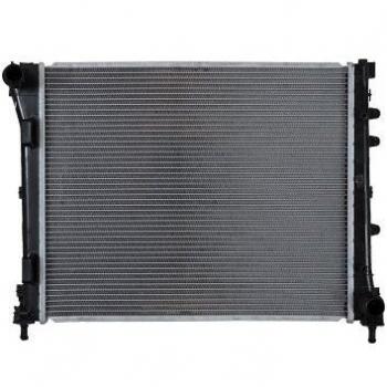 Radiador de refrigeración del motor NRF 53527 con aletas de aluminio y fácil instalación para Fiat Abarth