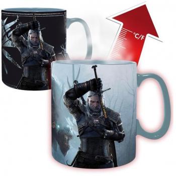Taza Abystyle The Witcher Geralt & Ciri 460 Ml