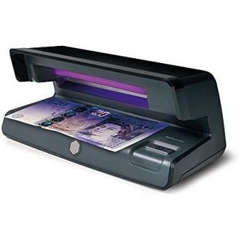 Safescan 50 Black - UV counterfeit detector for the verification of banknotes, credit cards and ID's - Suitable for polymer notes including the new £20