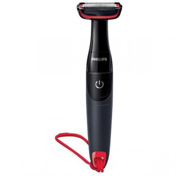 Philips Bodygroom Series 1000 BG105/10 Afeitadora Corporal con Protector de Piel, Peine Guía de 3 mm, Resistente al Agua, Fácil de Limpiar, Uso en Zonas