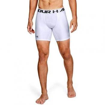 Under Armour HG 2.0 Comp Short, Pantalones Cortos Deportivos, Hombre, Blanco, XX-Large
