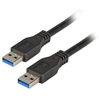 Cable USB 3.2 Gen 1 A-A de 1 m Negro Premium