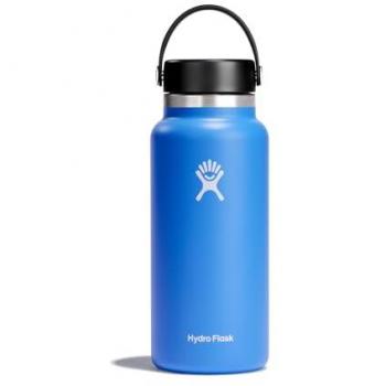 Hydro Flask Wide Mouth Flex Cap Insulated Water Bottle 32 oz (946 ml) - Blue