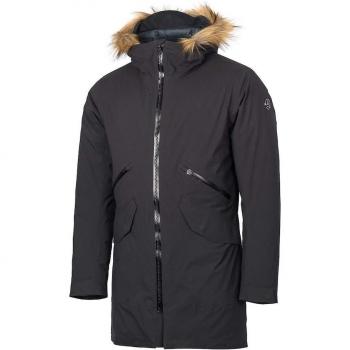 Ternua Terranova 3.0 Chaqueta de hombre impermeable con capucha, color negro, talla M, aislante
